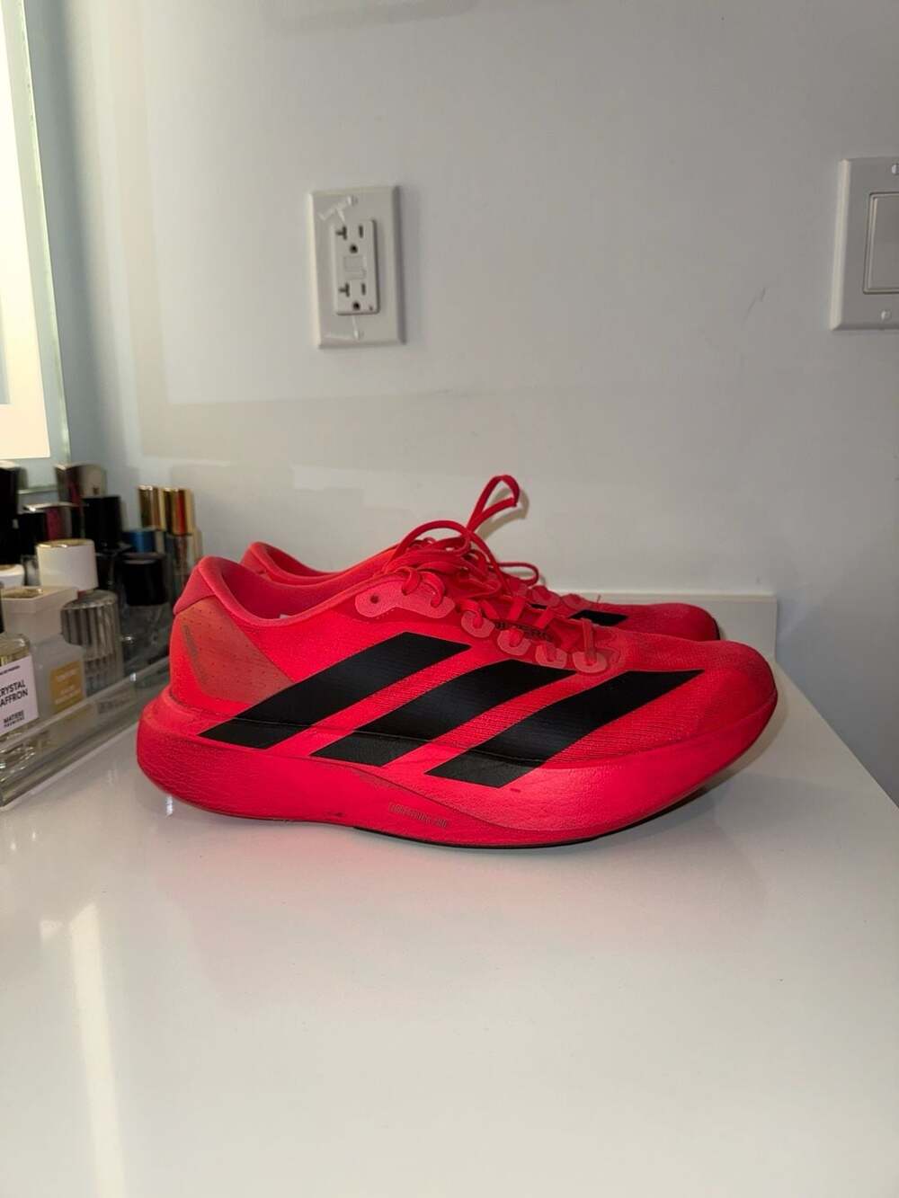 Adidas Adizero Evo SL Lucid Red Black Running Shoes